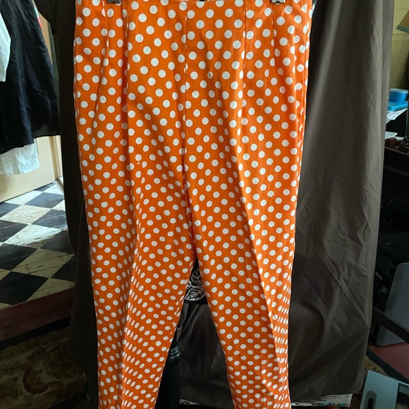 Vintage Mary Hayes Of California Size 8 Women’s Polka Dot Pantsuit - Picture 10 of 12